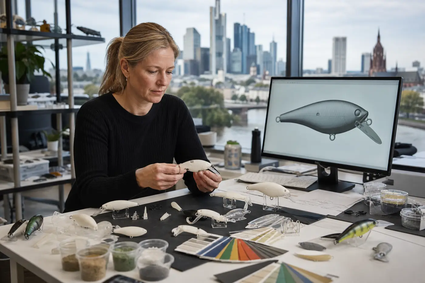 REACH-konforme Köderentwicklung mit Prototypen und Polymerfarbchips in Frankfurt am Main
